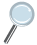 Construction job search magnifying glass